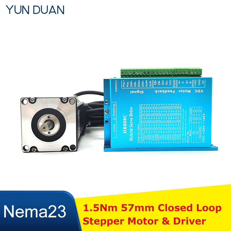 Nema 23 Closed Loop Stepper Motor Driver Kit - 1.5Nm Closed Loop Stepper Motor Driver