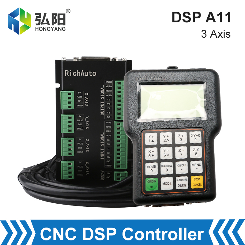 Hycnc Dsp Richauto Original 3  - Richauto A11 Dsp Controller 3 Axis recension och pris