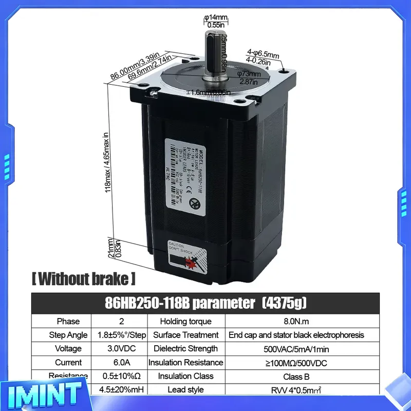 4 Axis Nema 34 Closed Loop Ste - Hybrid Servo Driver Nema 34 8.5Nm recension och pris