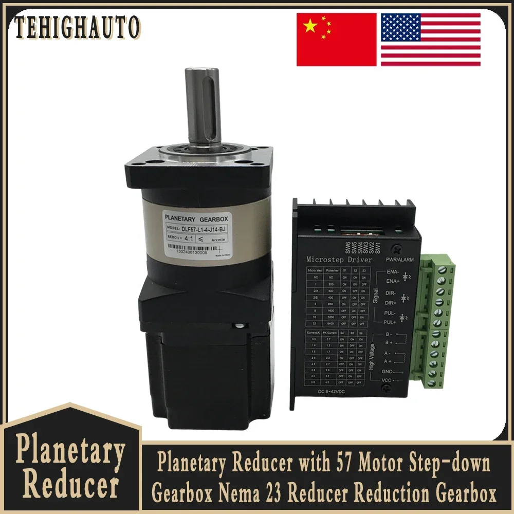 Planetary Gearbox 57 Motor TB6 - Nema 23 Closed Loop Stepper Motor Driver Kit recension och pris