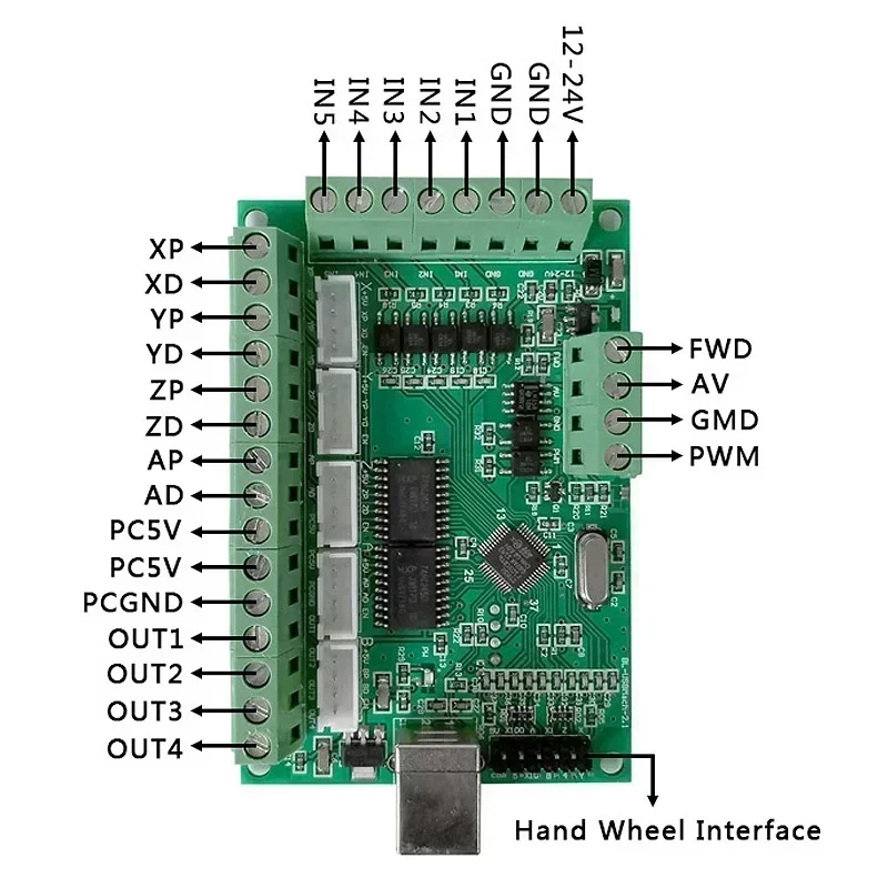 5 Axis Interface Board Mach3 B - 5 Axis Cnc Breakout Board Interface Mach3 recension och pris