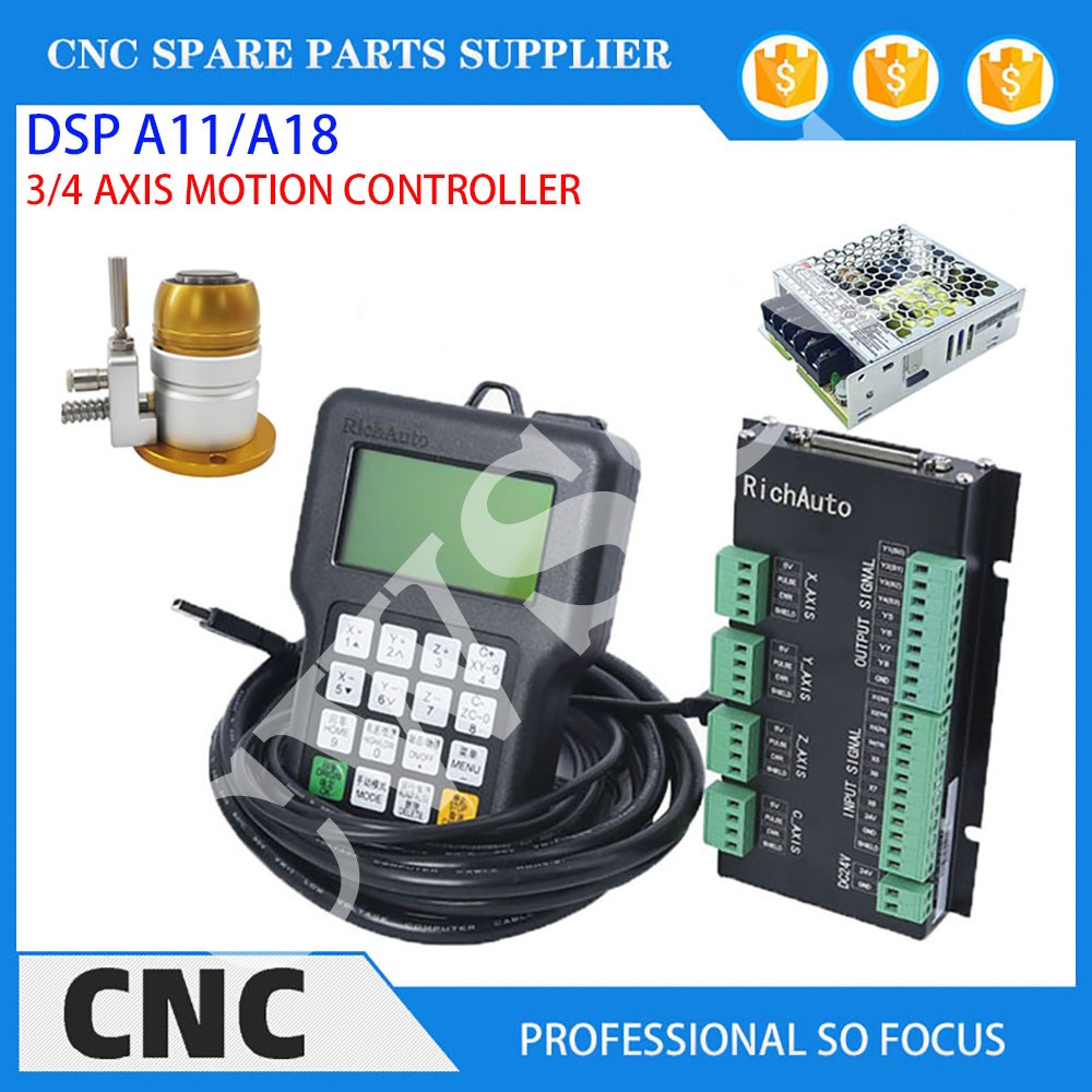 3-axis 4-axis CNC machine tool - Richauto A11 Dsp Controller 3 Axis recension och pris