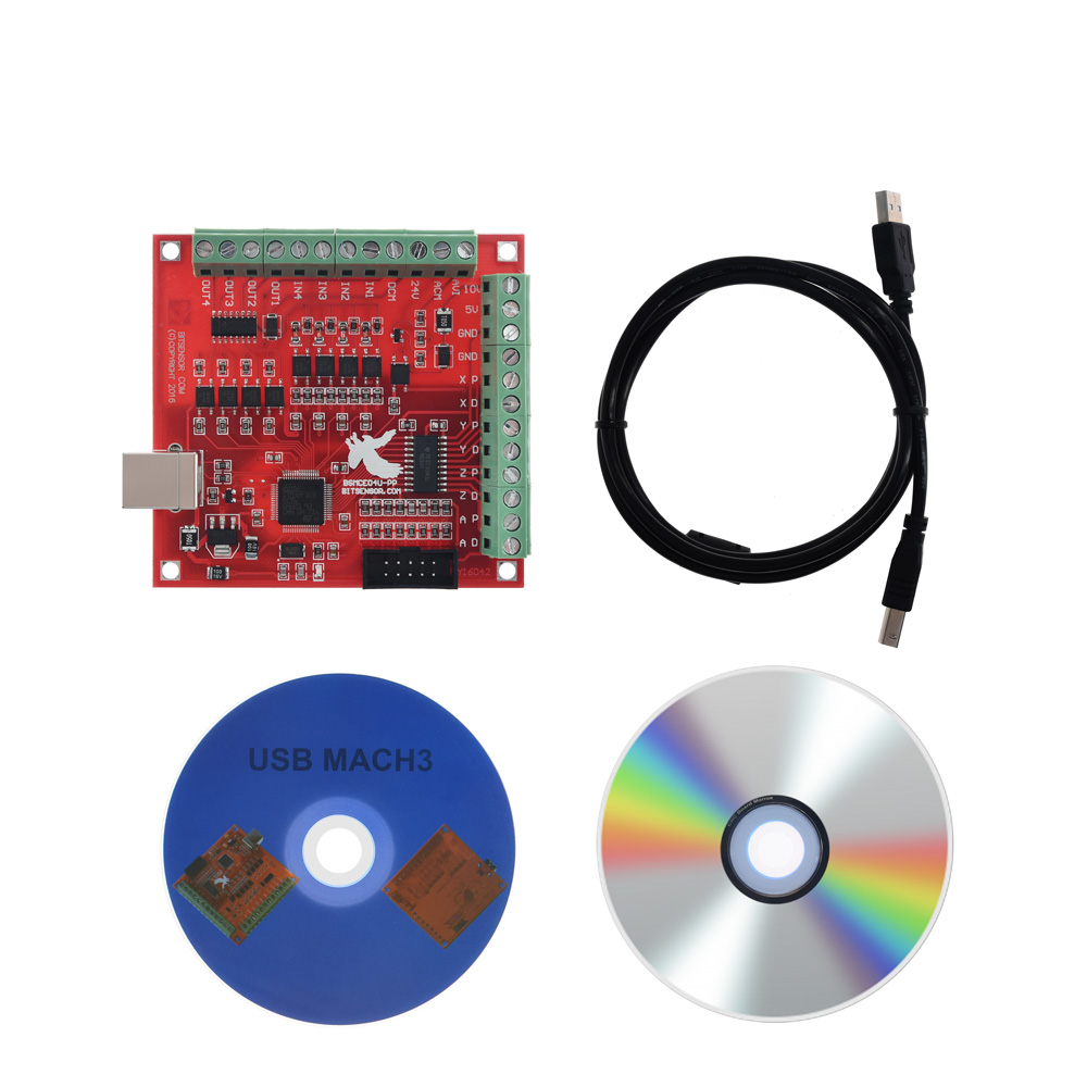 Breakout Board CNC USB MACH3 4 - Mach3 Usb Cnc Controller 4 Axis 100Khz recension och pris