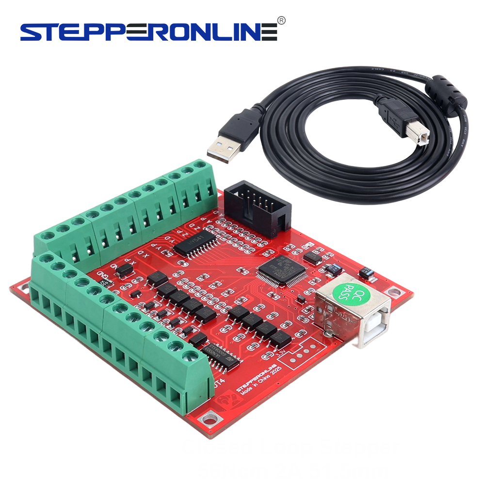 4-Axis USB CNC Breakout Board  - Mach3 Usb Cnc Controller 4 Axis 100Khz recension och pris