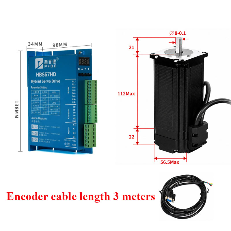 Nema23 Closed Loop Stepper Mot - Nema 23 Closed Loop Stepper Motor Driver Kit recension och pris