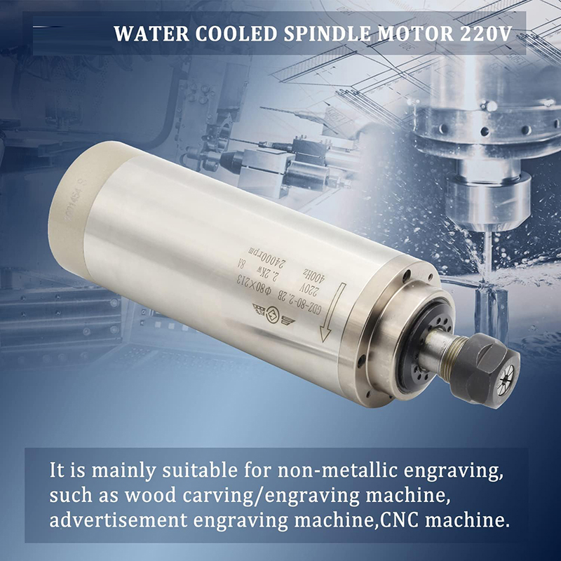 2.2KW 1.5KW CNC Spindle Motor  - Er20 Collet Chuck Spindle Motor 220V recension och pris