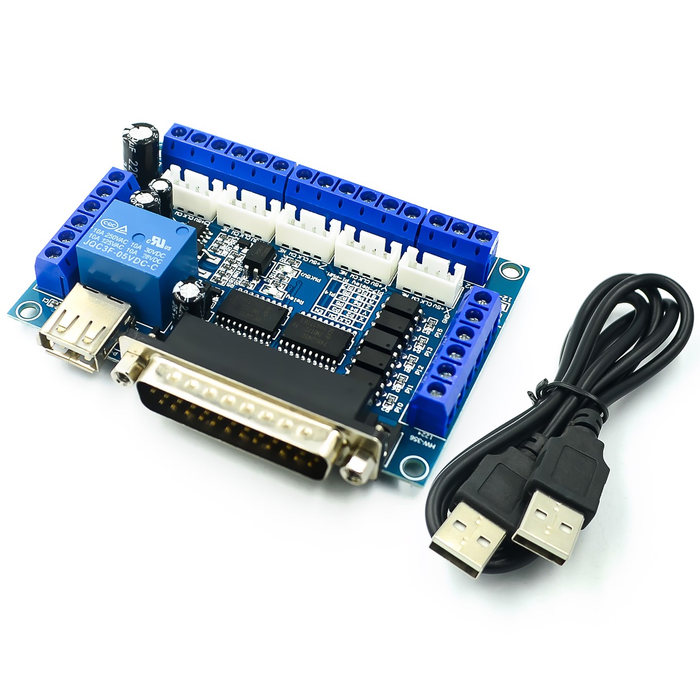 Upgraded 5 Axis CNC Interface  - 5 Axis Cnc Breakout Board Interface Mach3 recension och pris